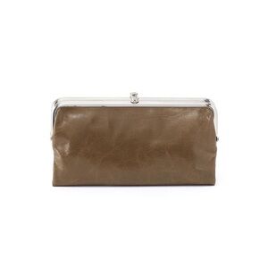 Hobo Vintage Lauren Clutch in Mink Brown Genuine Leather